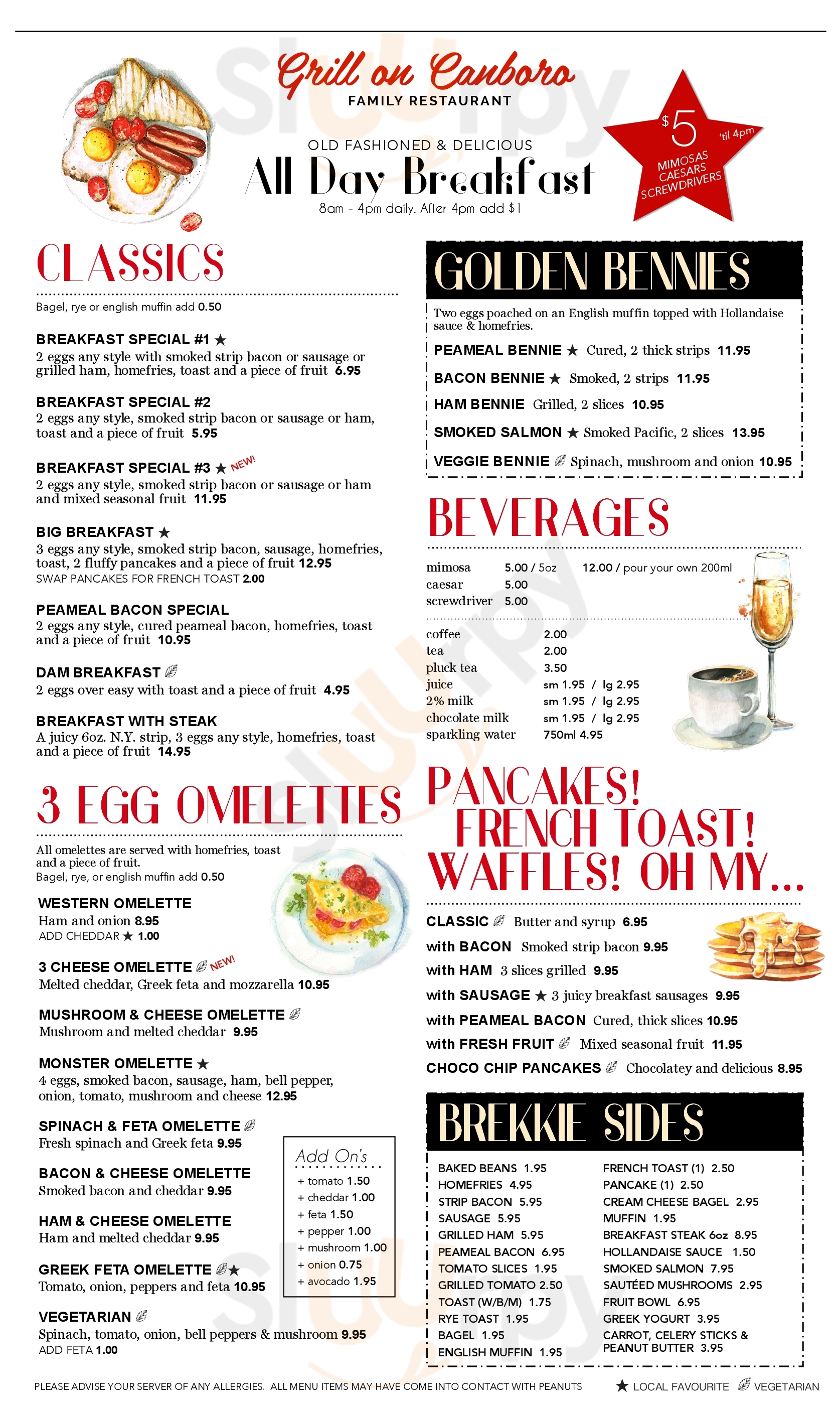 Grill On Canboro Pelham Menu - 1