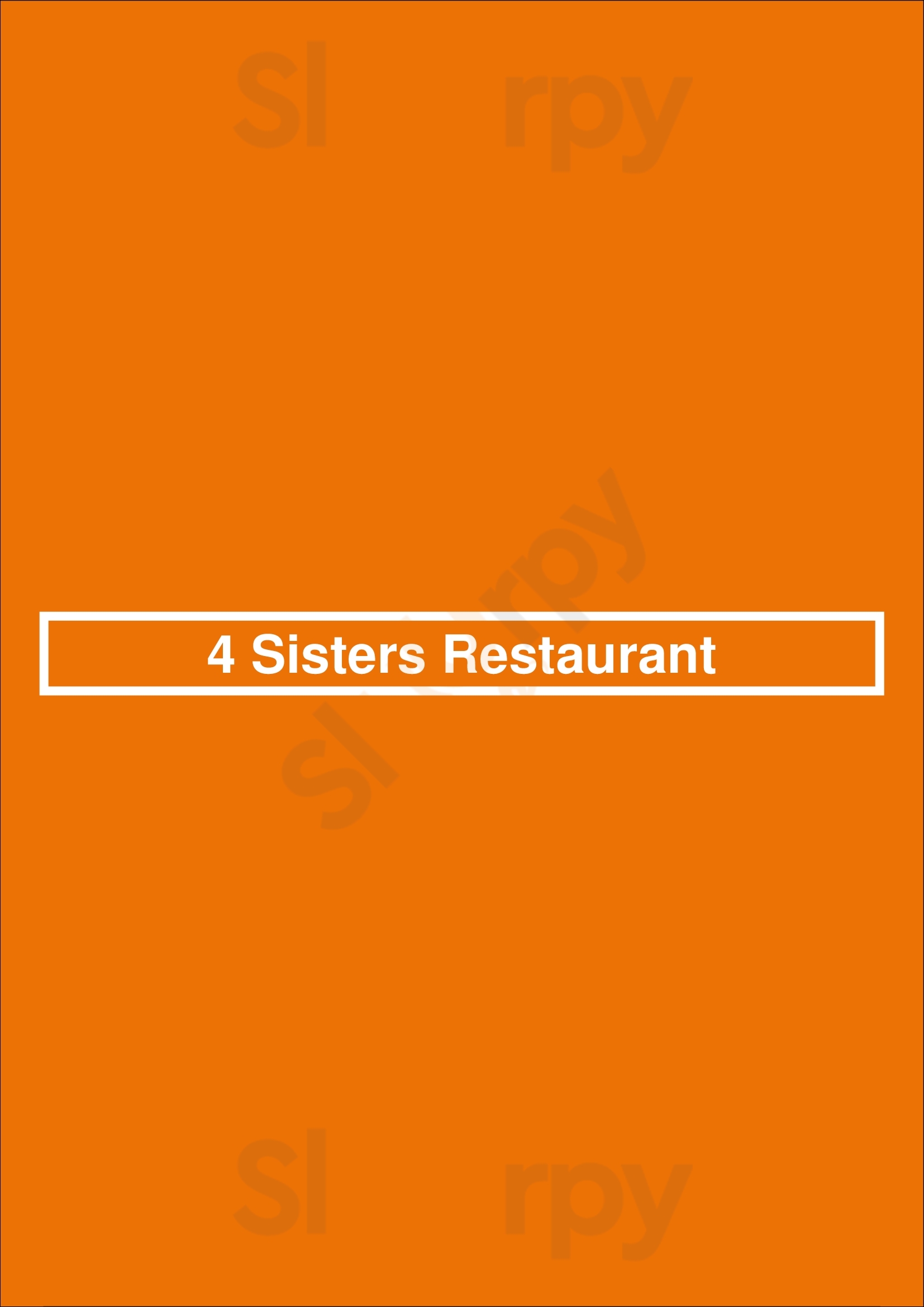 4 Sisters Restaurant Winnipeg Menu - 1