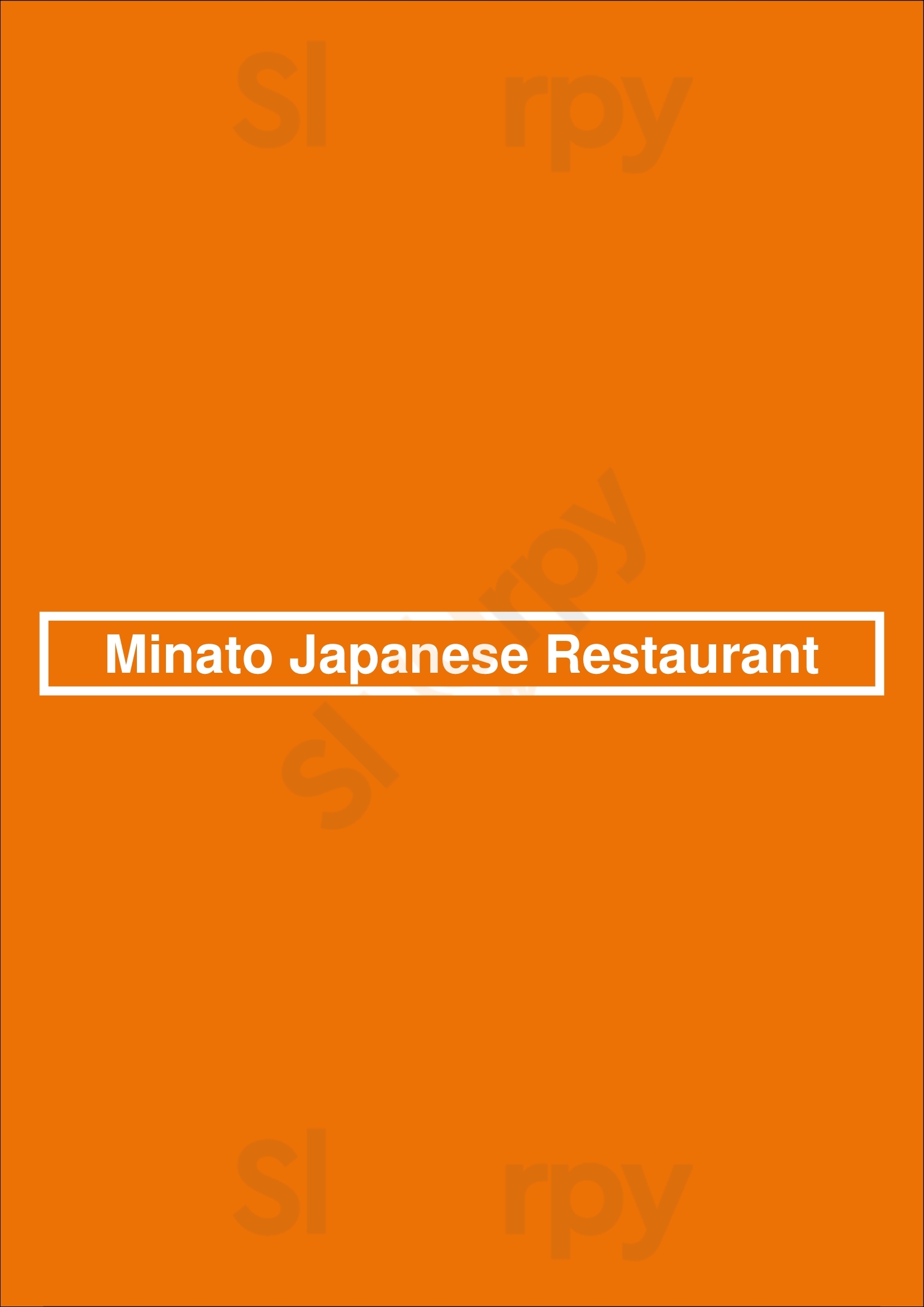Minato Japanese Restaurant Vancouver Menu - 1
