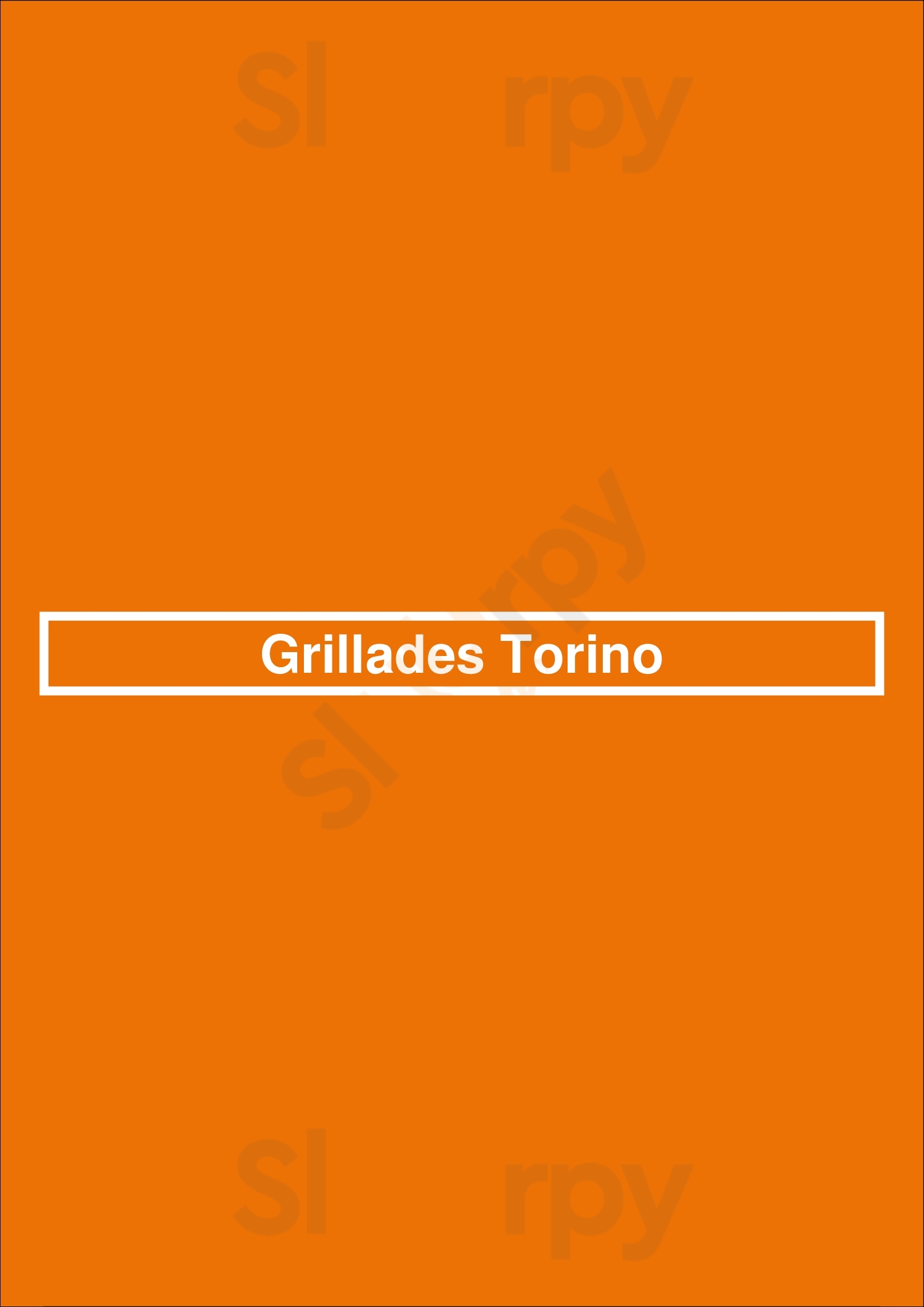 Grillades Torino Montreal Menu - 1