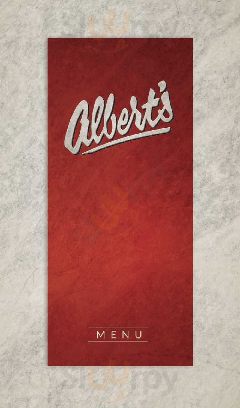 Alberts Edmonton Menu - 1