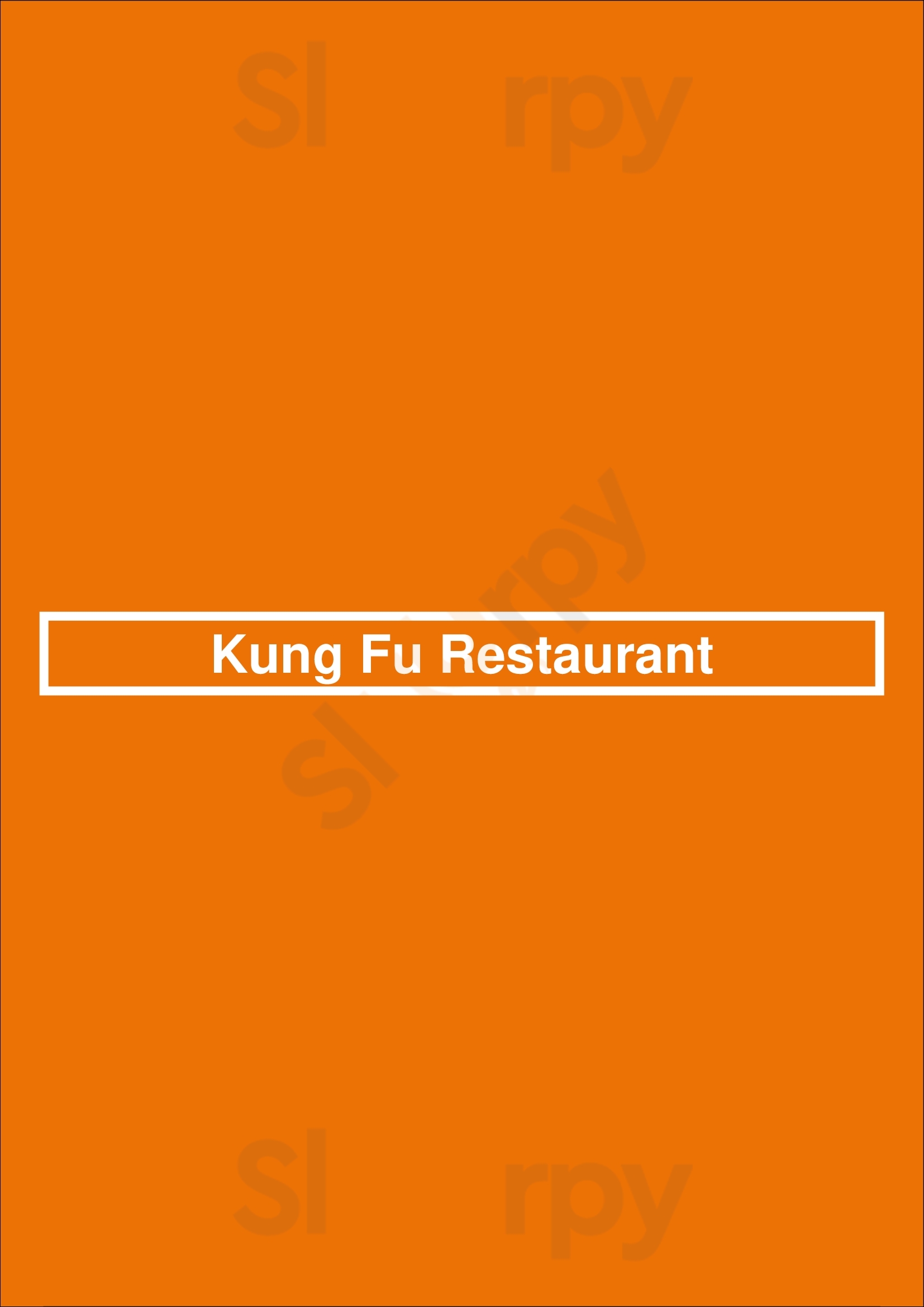 Kung Fu Restaurant Calgary Menu - 1