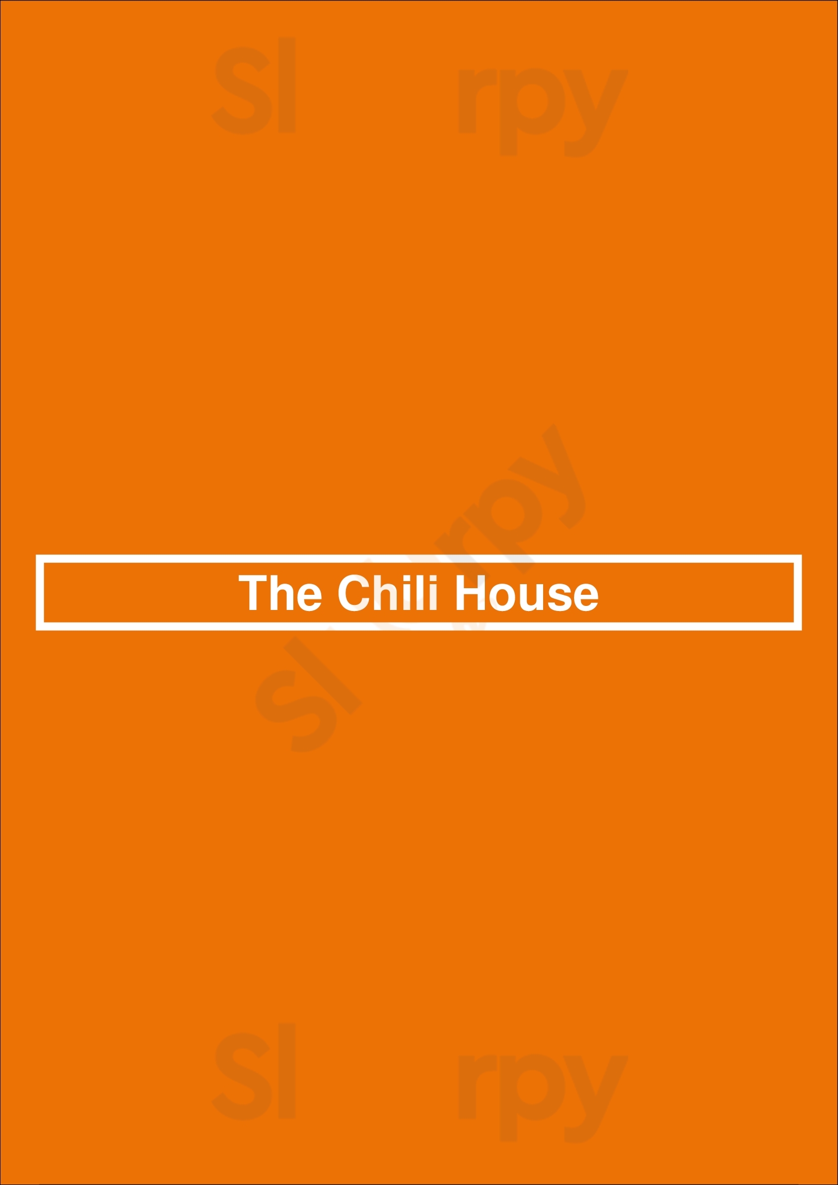 The Chili House Vancouver Menu - 1