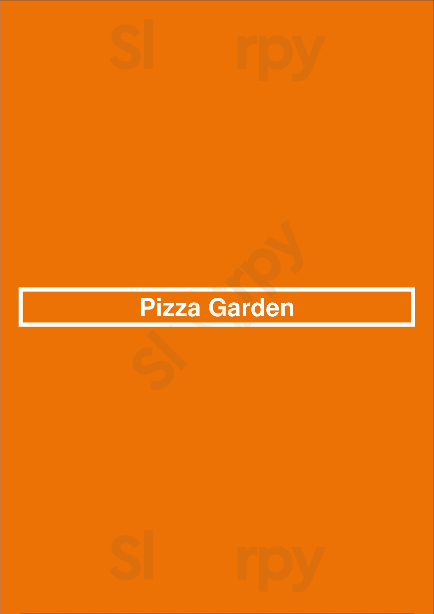 Pizza Garden Vancouver Menu - 1