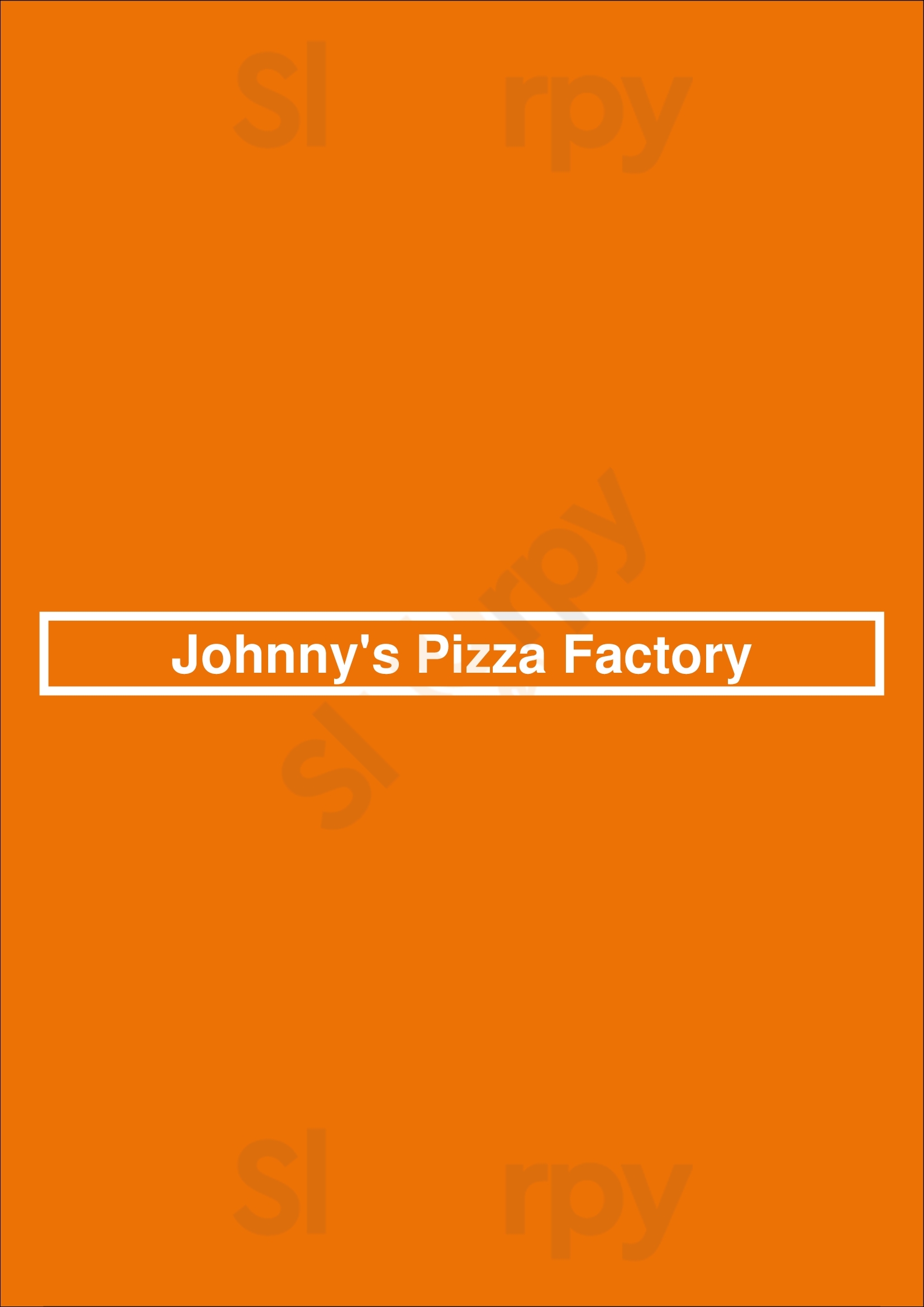 Johnny's Pizza Factory Vancouver Menu - 1