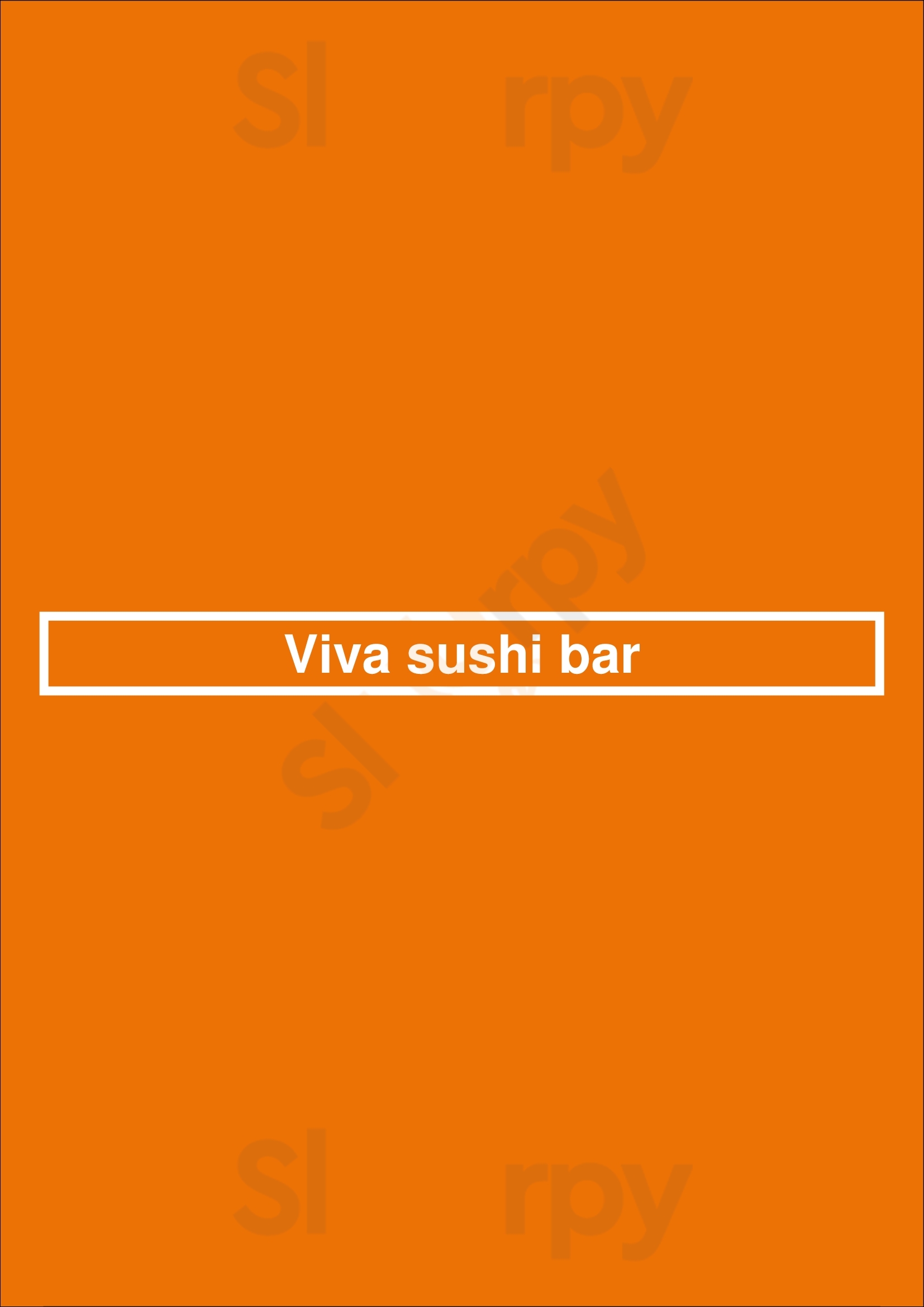 Viva Sushi Bar Vancouver Menu - 1