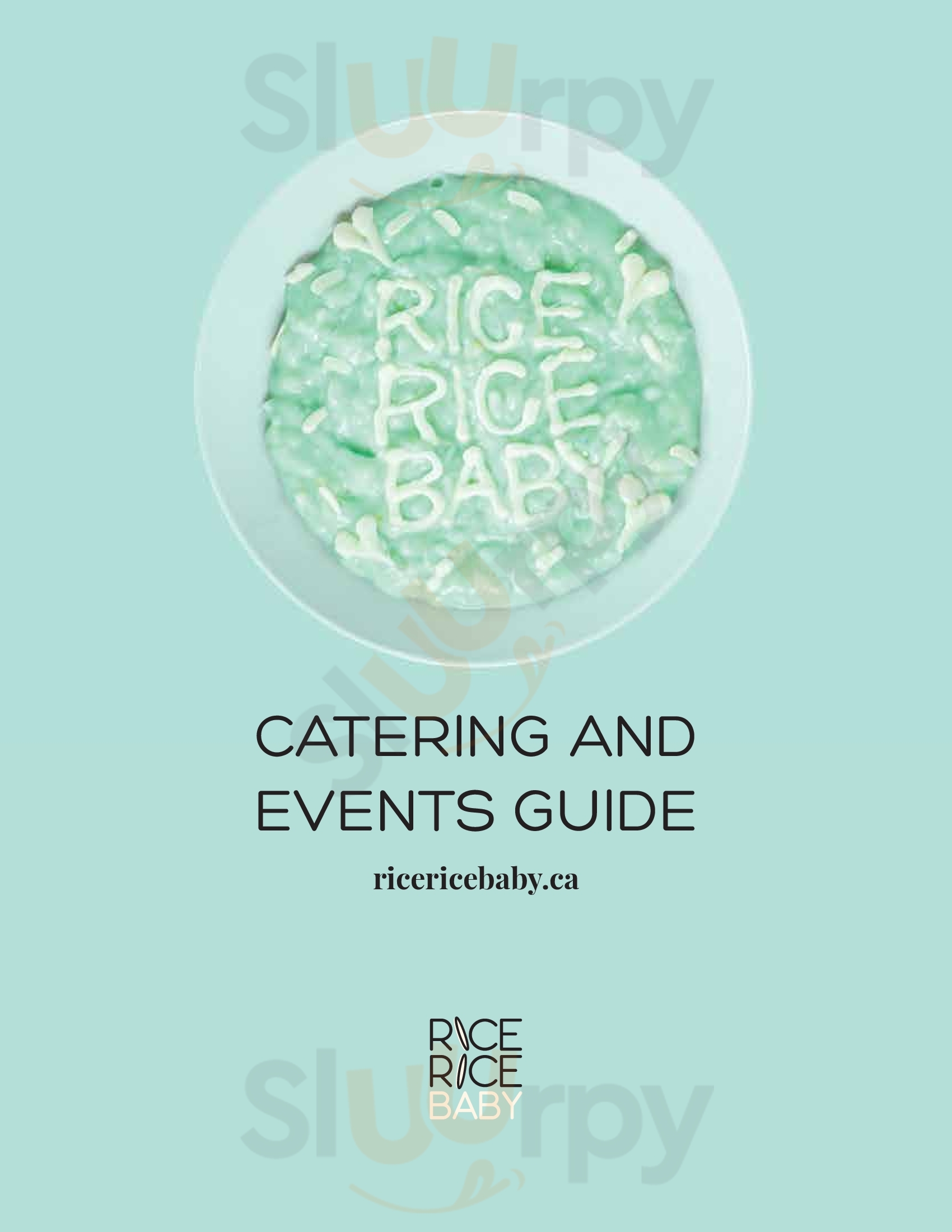 Rice Rice Baby Toronto Menu - 1