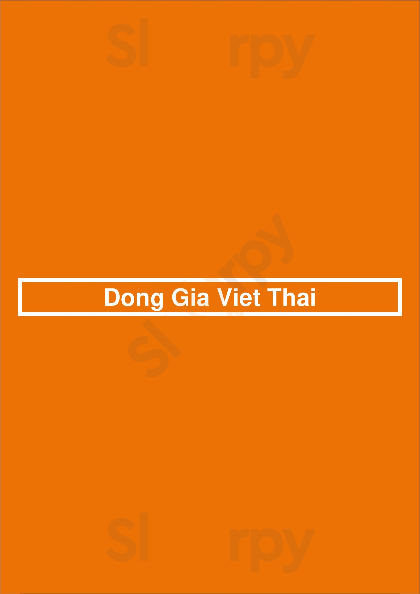 Main Menu - Dong Gia Viet Thai