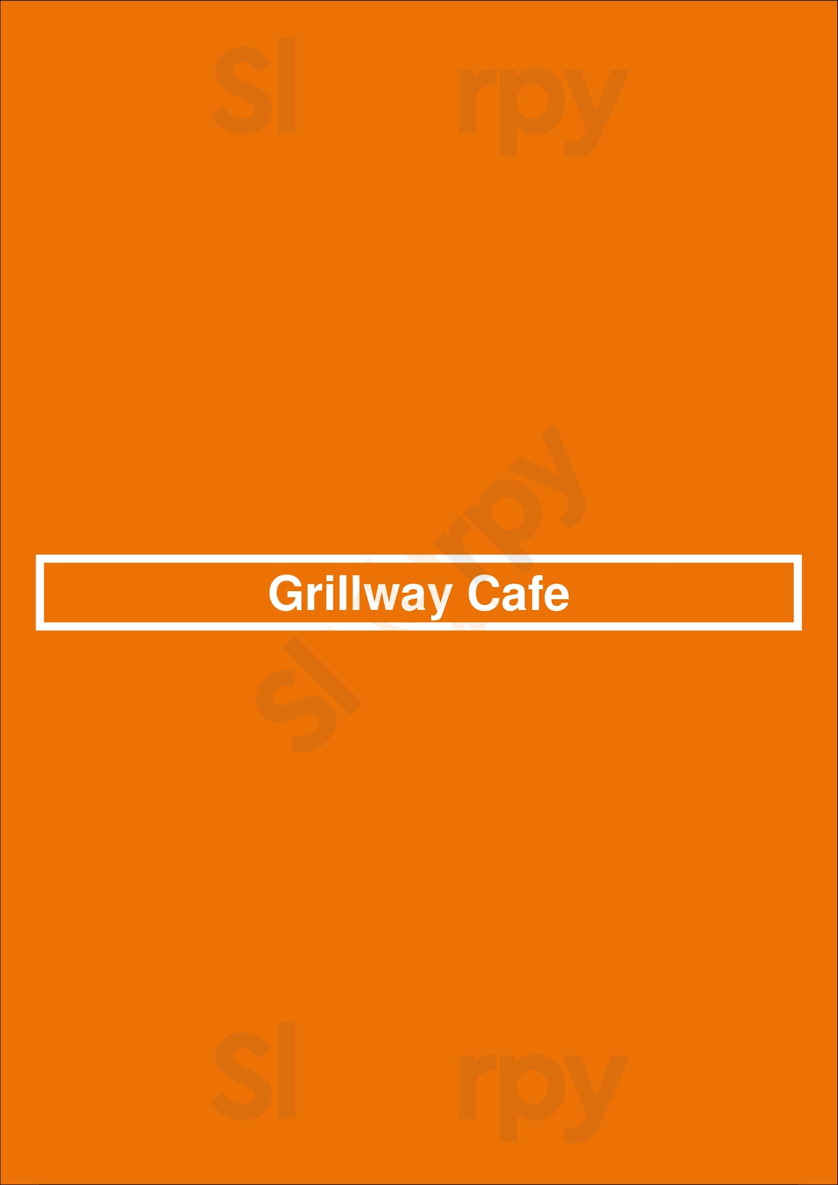 Grillway Cafe Toronto Menu - 1