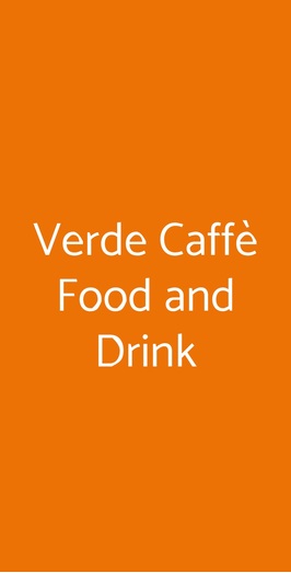 Verde Caffè, Macerata