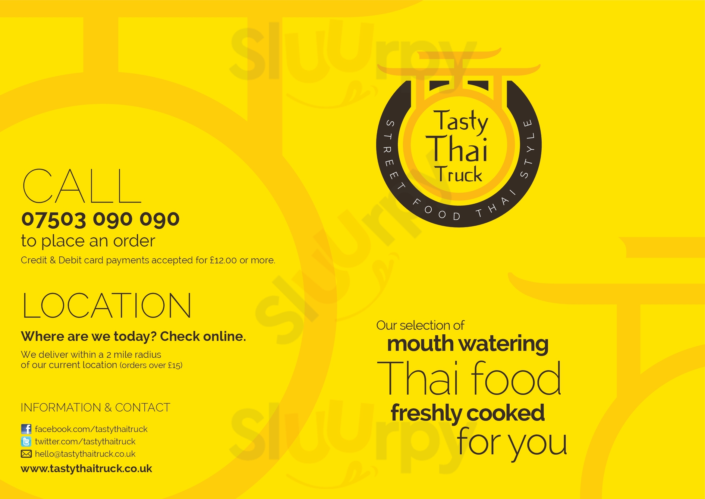 49 Tasty Thai Cuisine Worthing Menu - 1