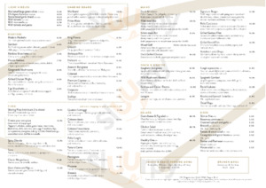 Signature menu