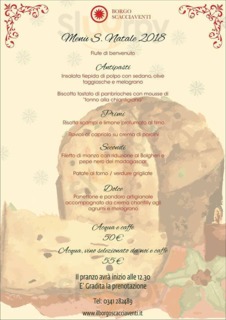 Menu natale 2018