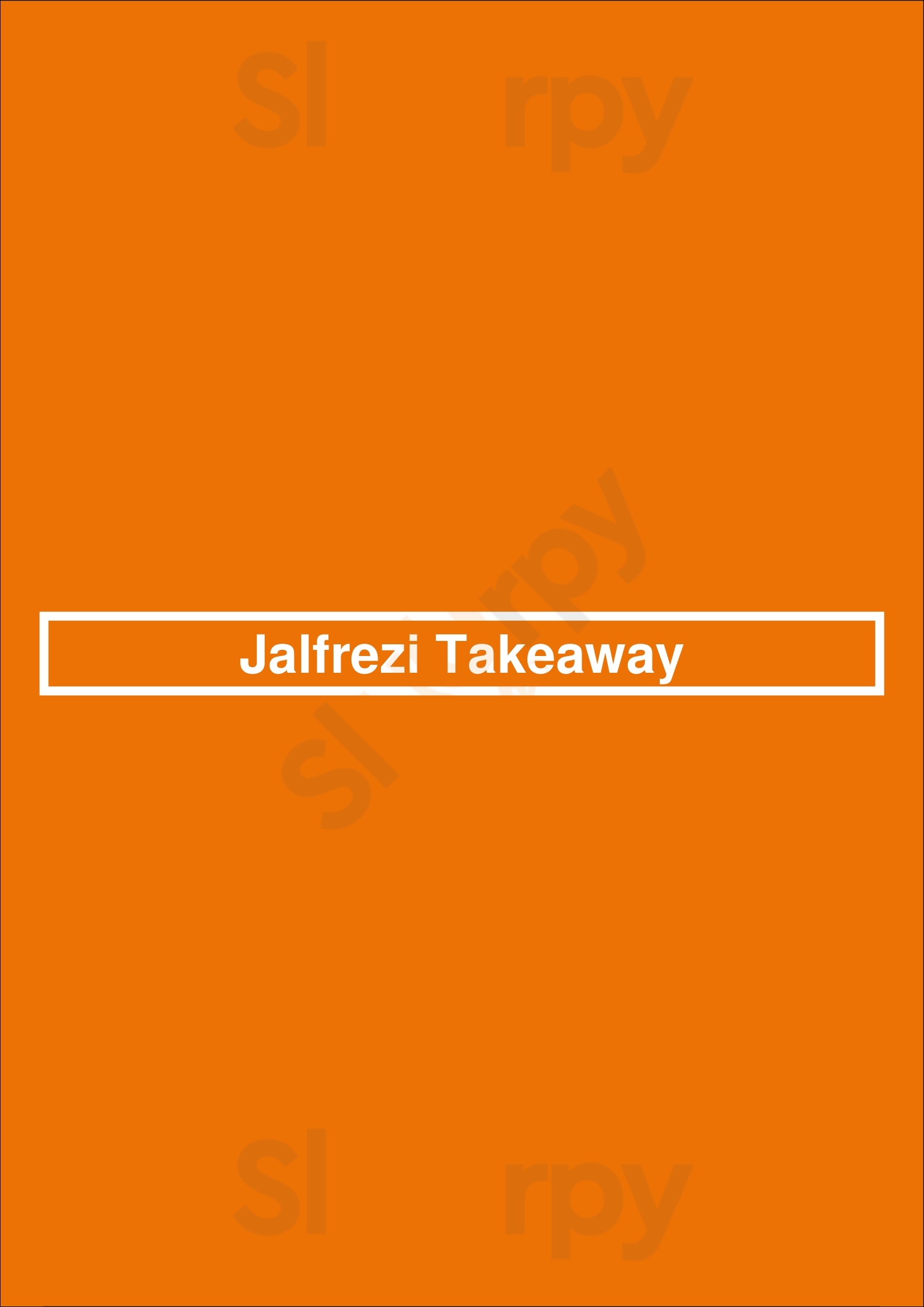 Jalfrezi Takeaway Crewe Menu - 1