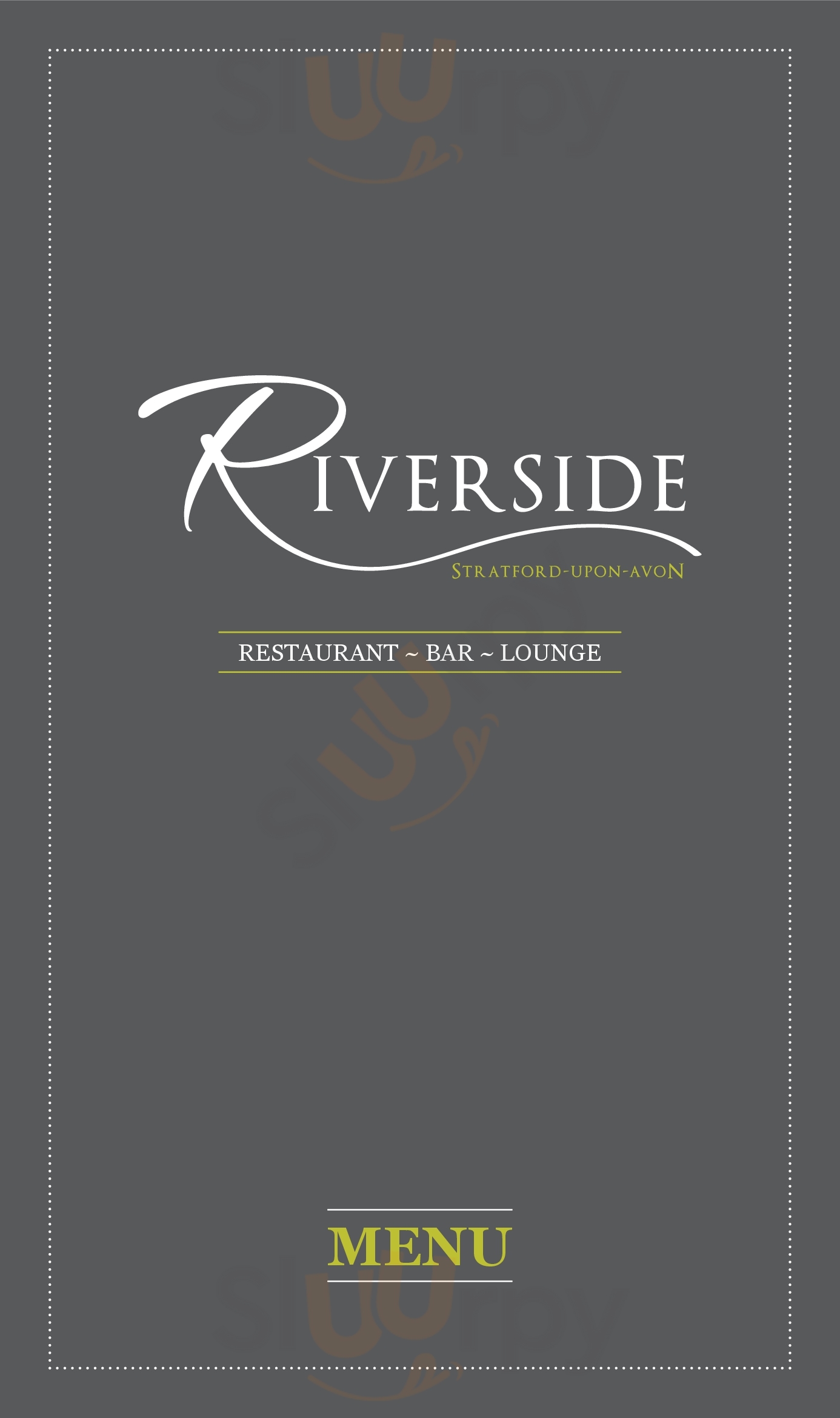 Riverside Stratford Bar & Restaurant Stratford-upon-Avon Menu - 1