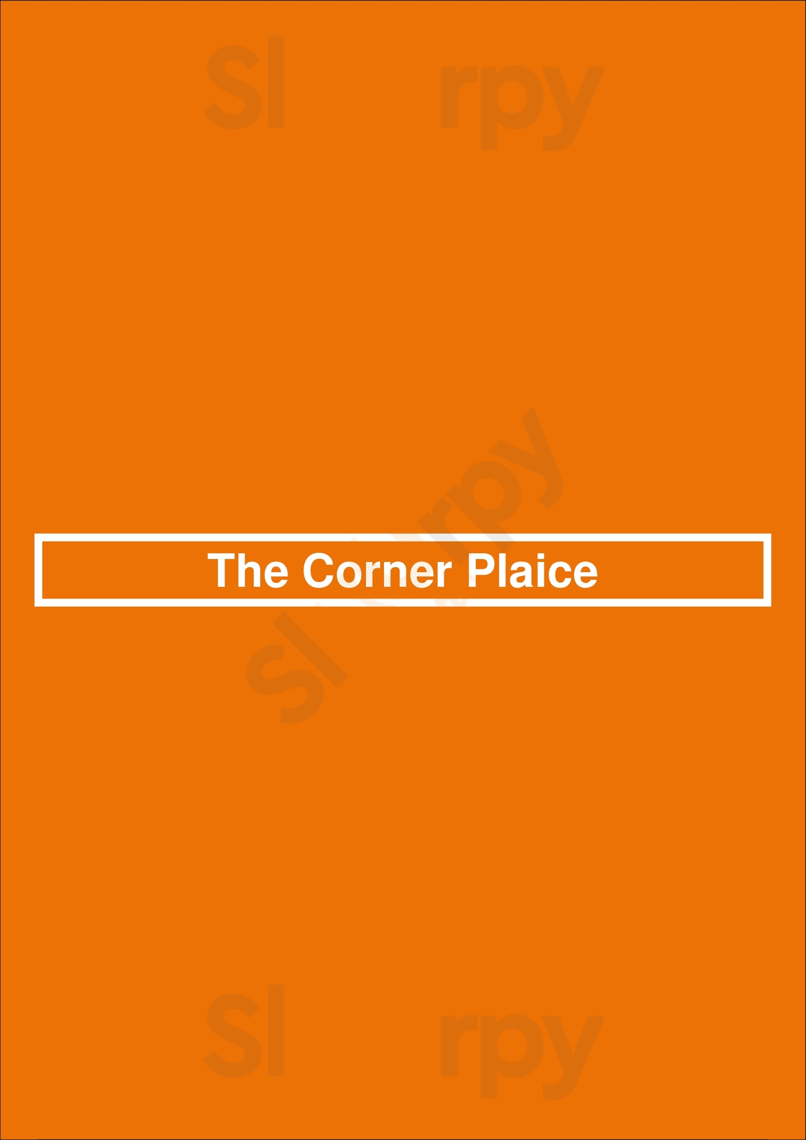 The Corner Plaice Folkestone Menu - 1