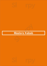 Masters Kabab menu