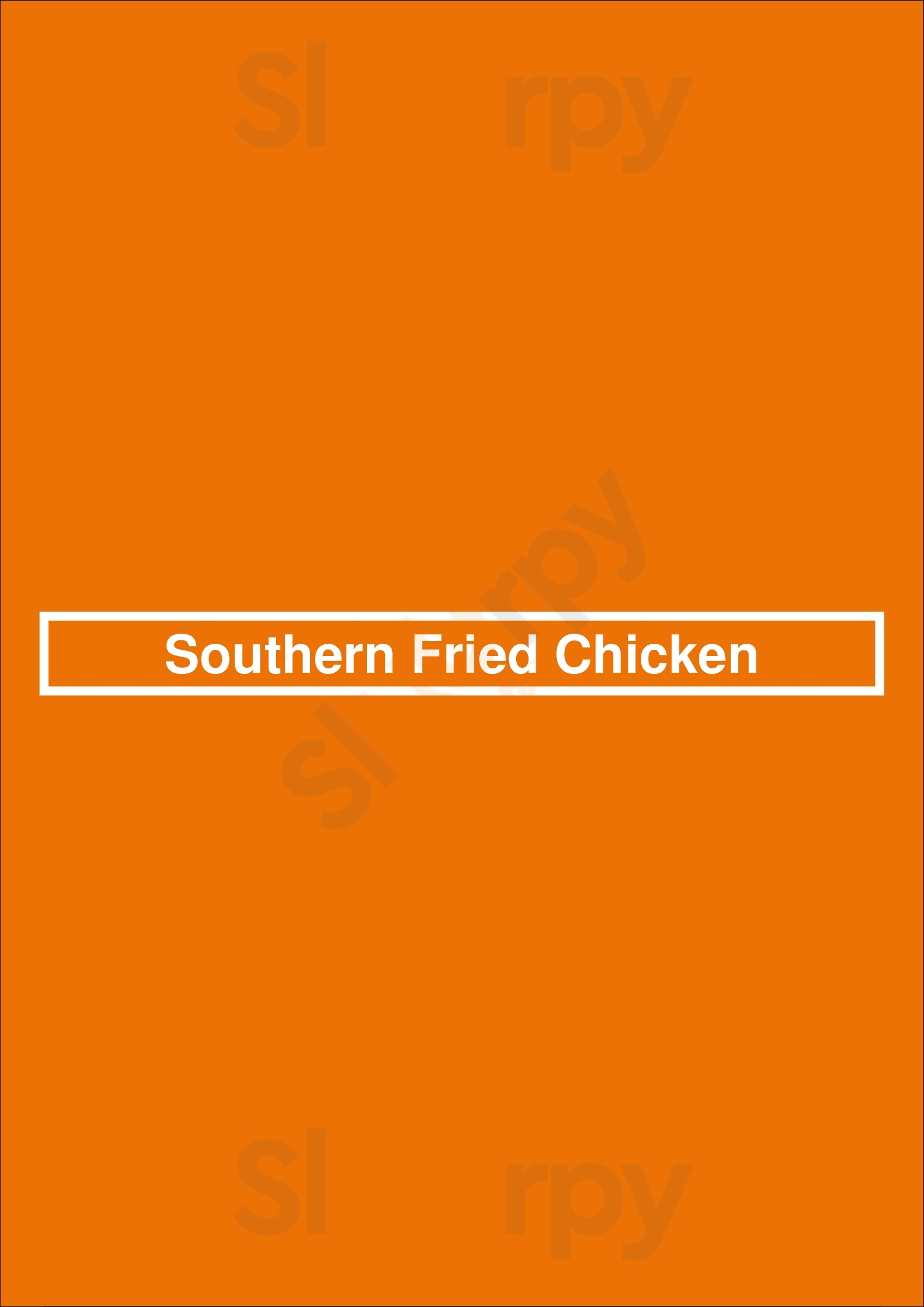 Southern Fried Chicken Aberdare Menu - 1
