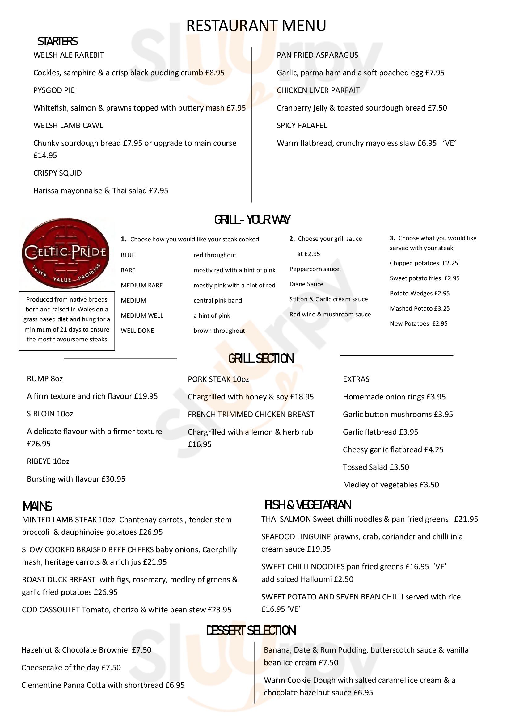 Crane Bridgend Menu - 1