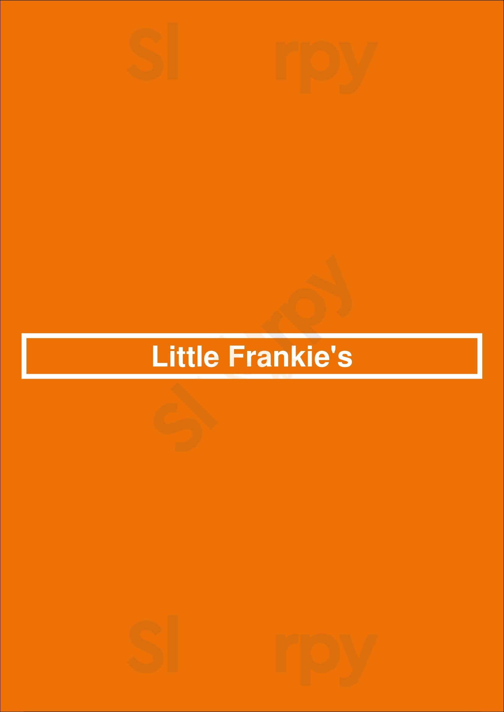 Little Frankies Basingstoke Menu - 1