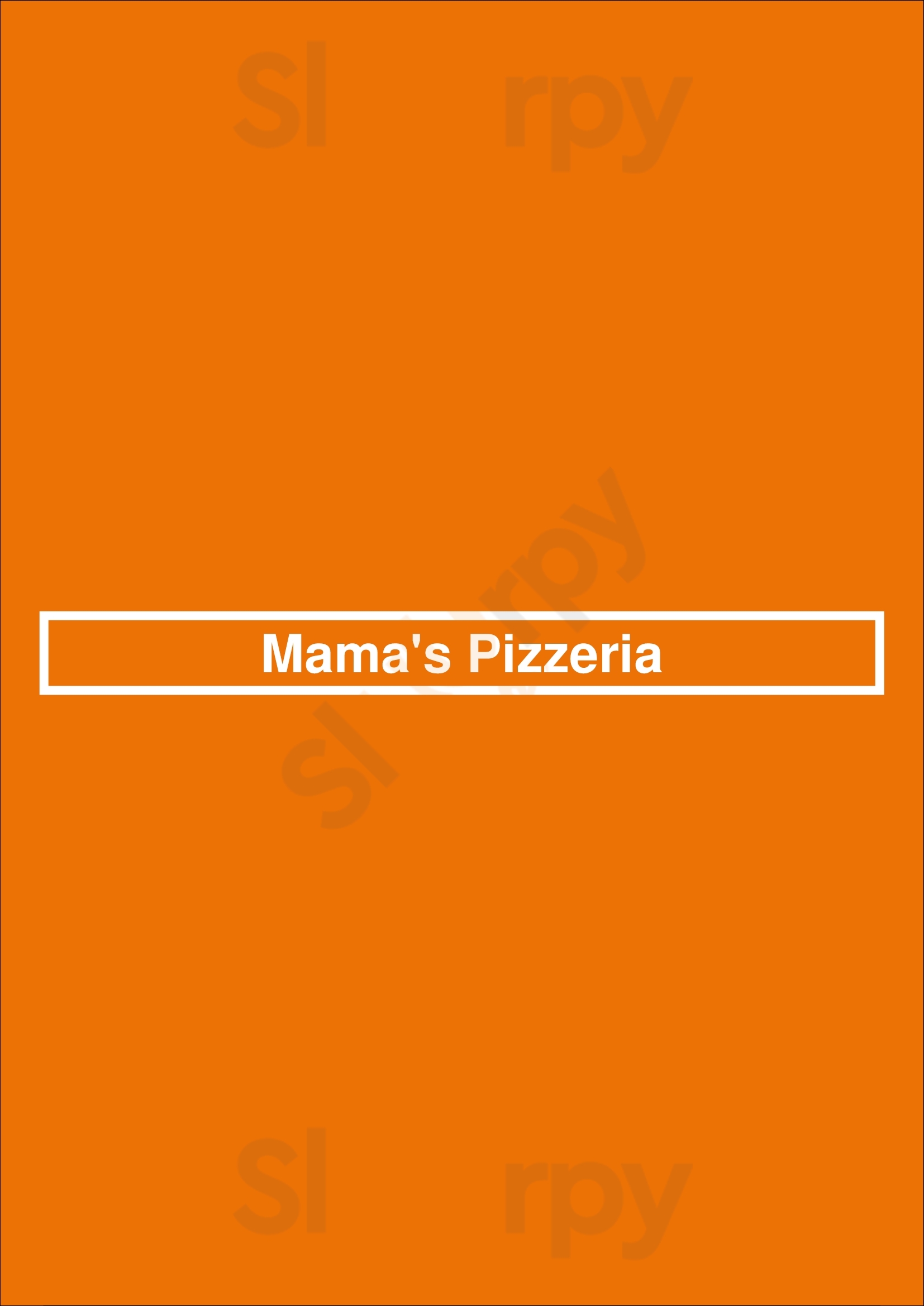 Mama's Pizzeria Oldham Menu - 1
