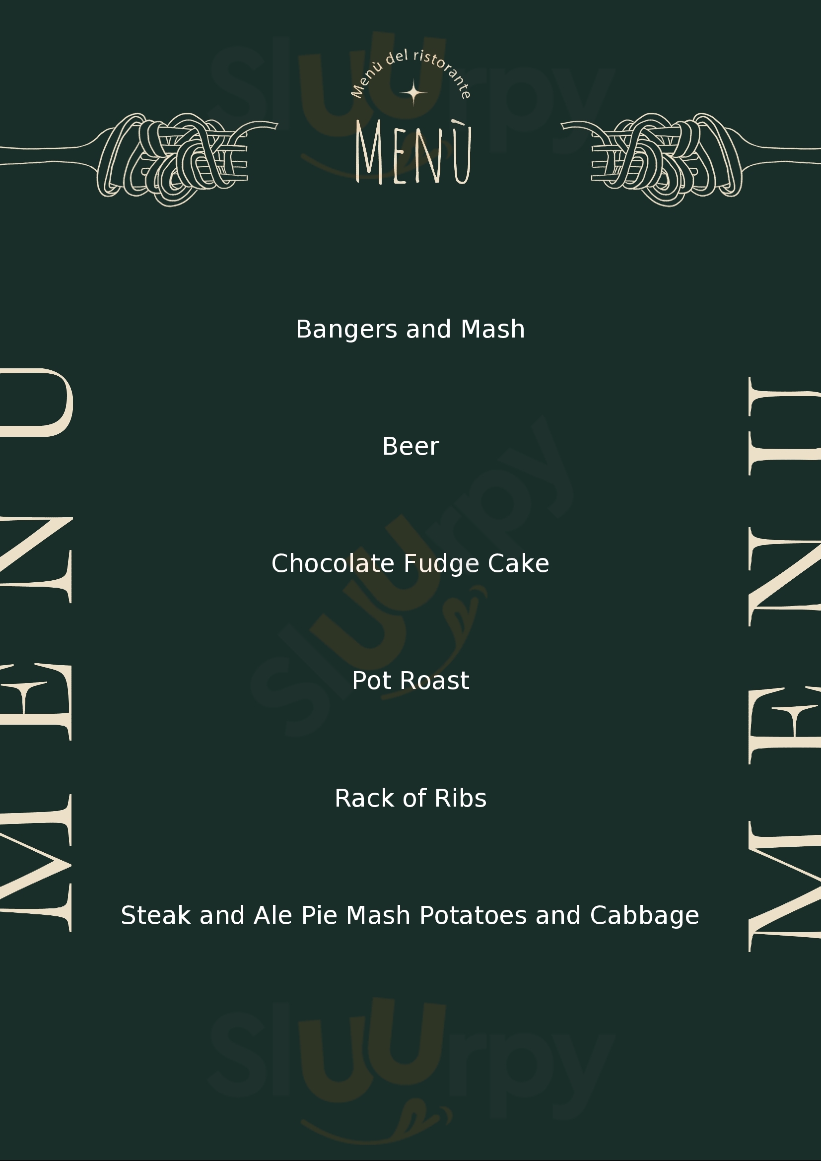 The Horn Inn Messingham Menu - 1