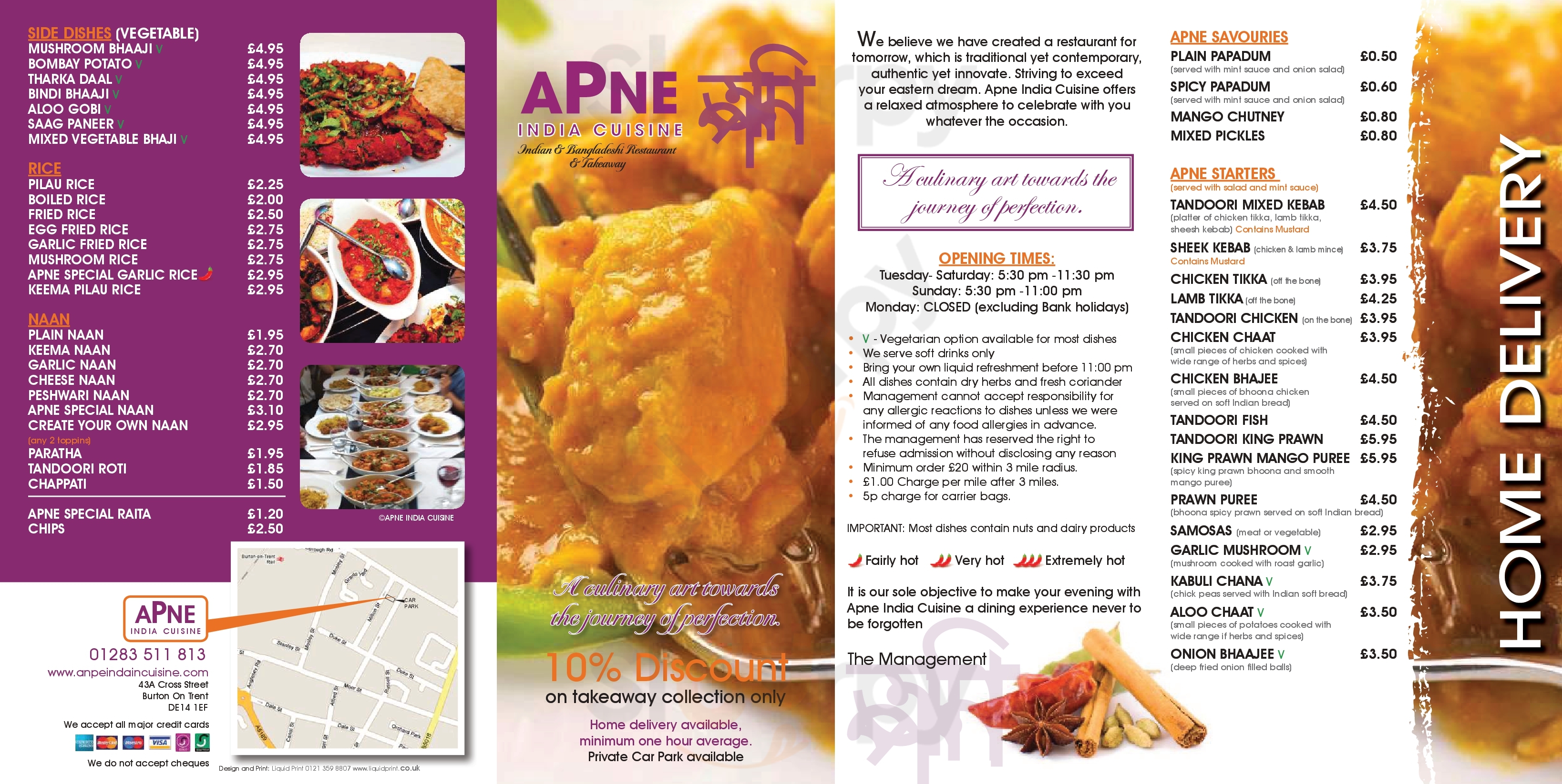 Apne Burton upon Trent Menu - 1