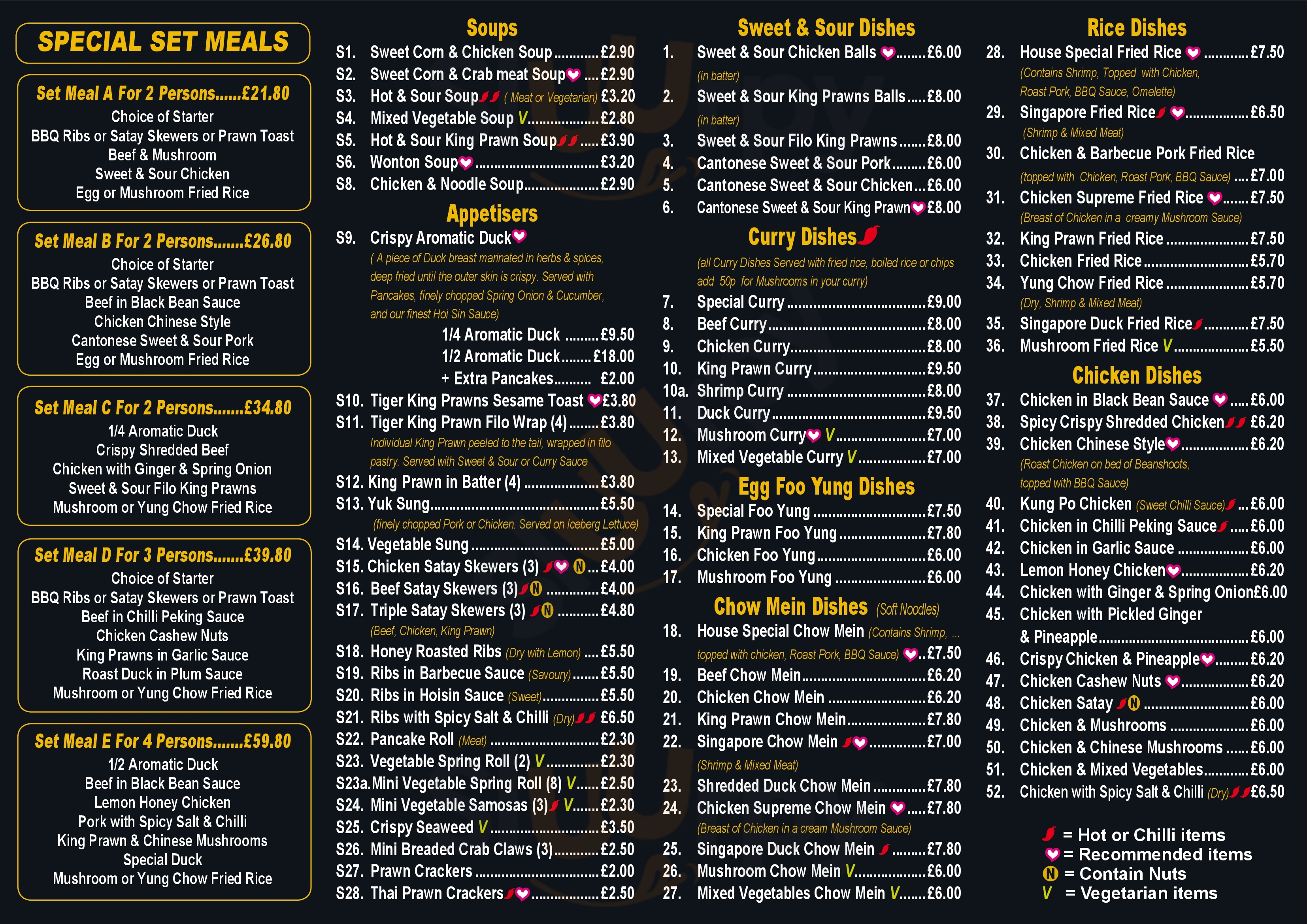 The Star Great Malvern Menu - 1