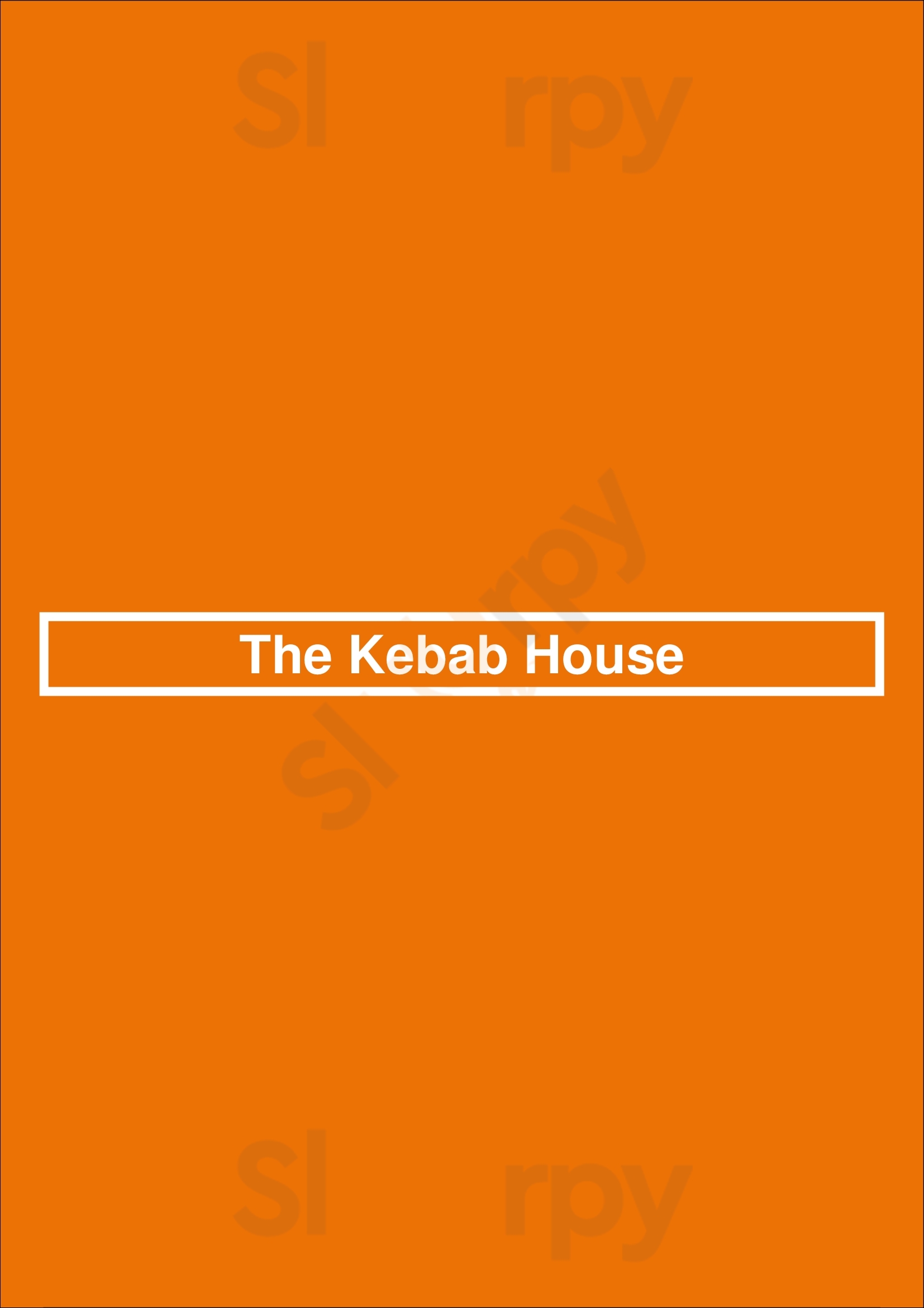 The Kebab House Cleethorpes Menu - 1