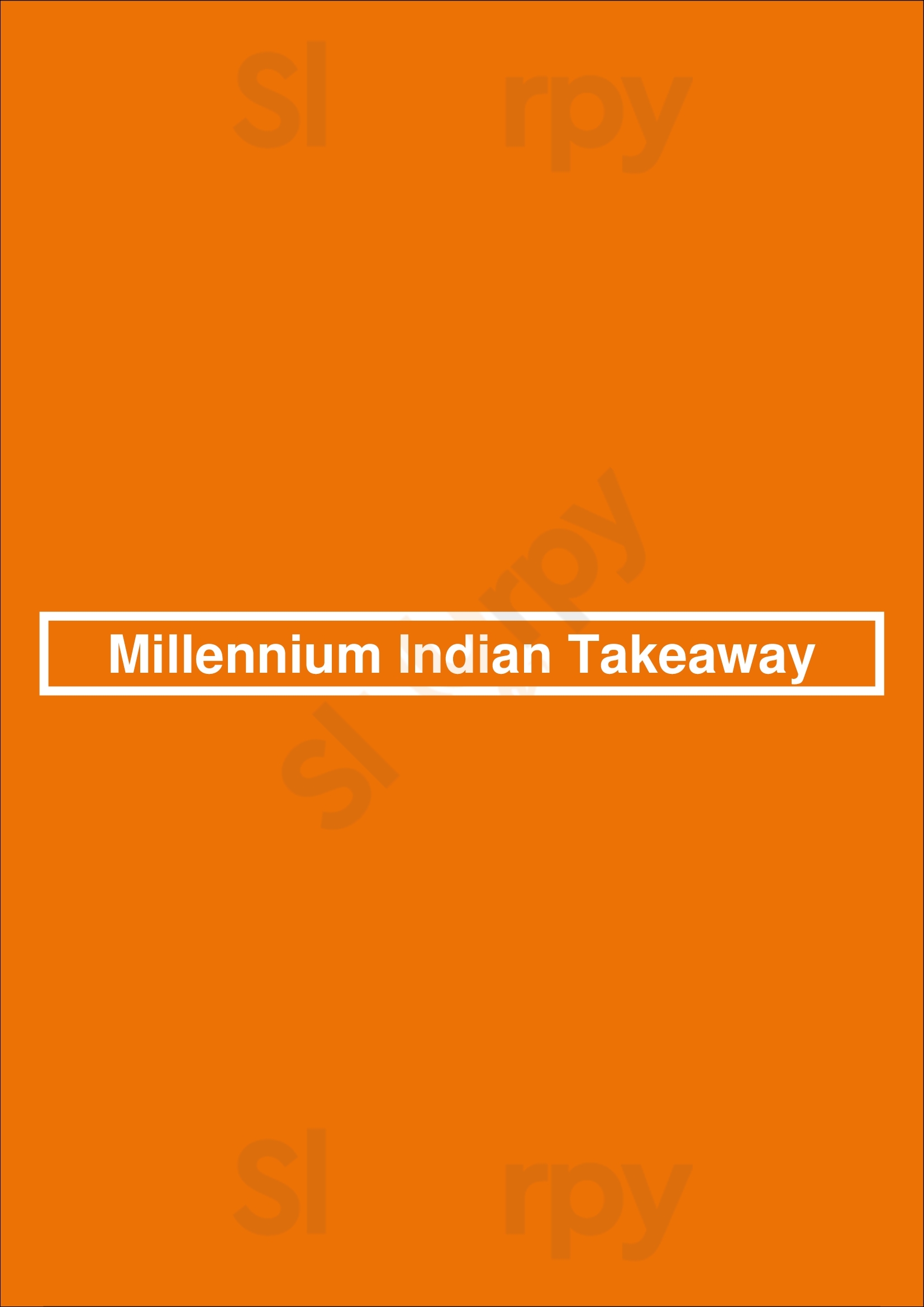 Millennium Indian Takeaway Widnes Menu - 1