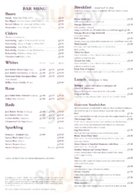 The Lounge At Oakmere, Northwich - Menu, prices, restaurant rating