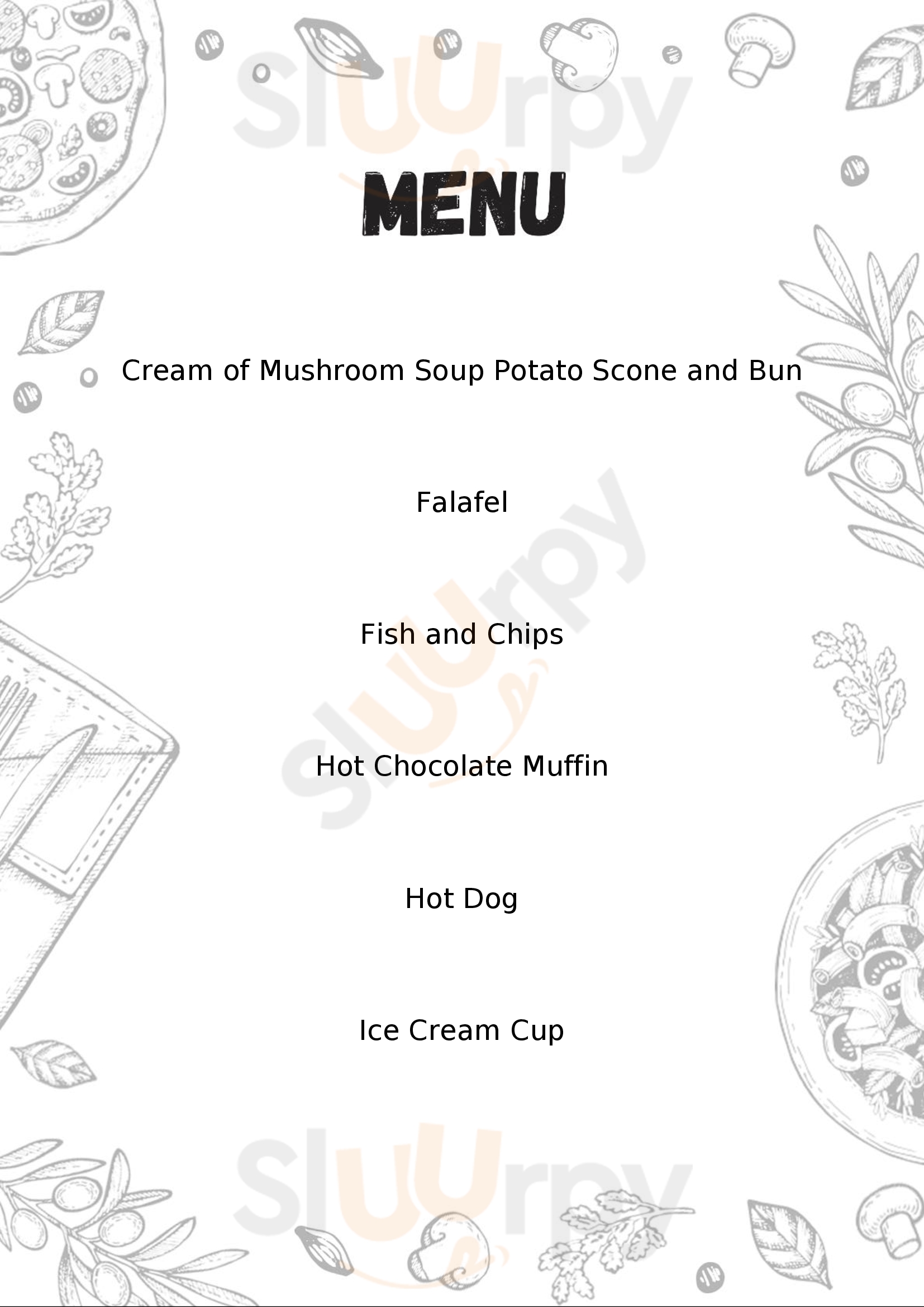 Shed Armadale Menu - 1