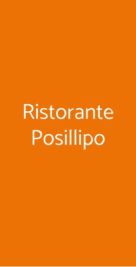 Ristorante Posillipo, Gabicce Monte