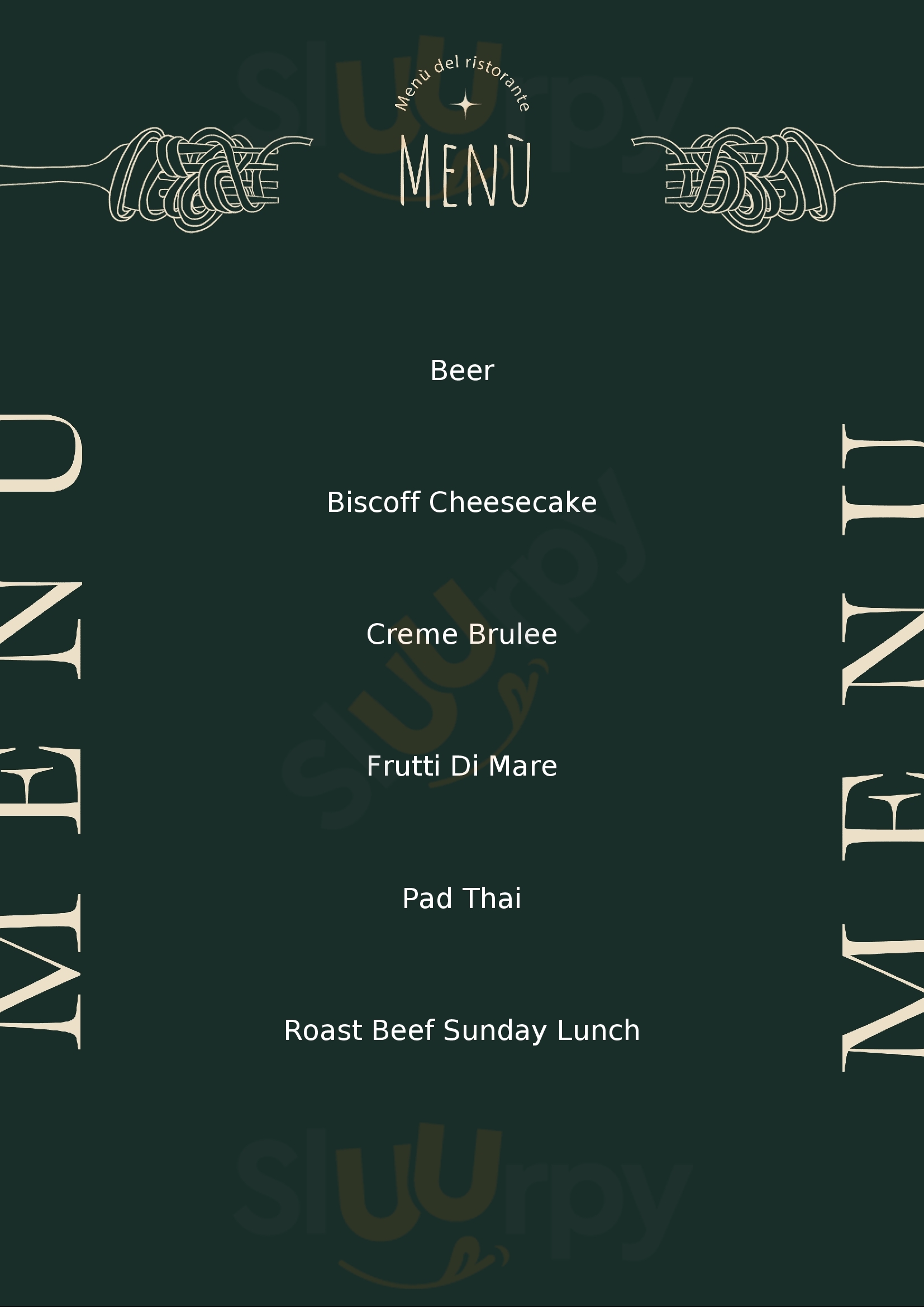 The Five Bells Wisbech Menu - 1