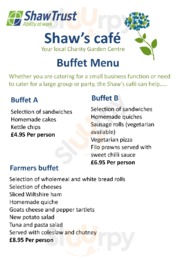 Palmer Gardens Cafe menu