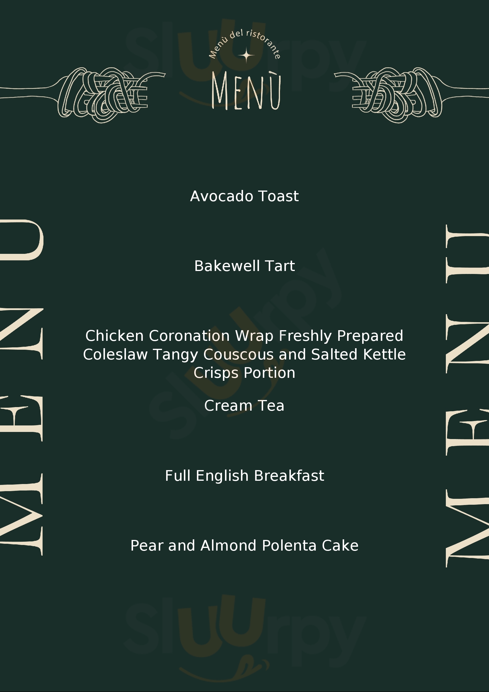 Waterside Cafe Nantwich Menu - 1