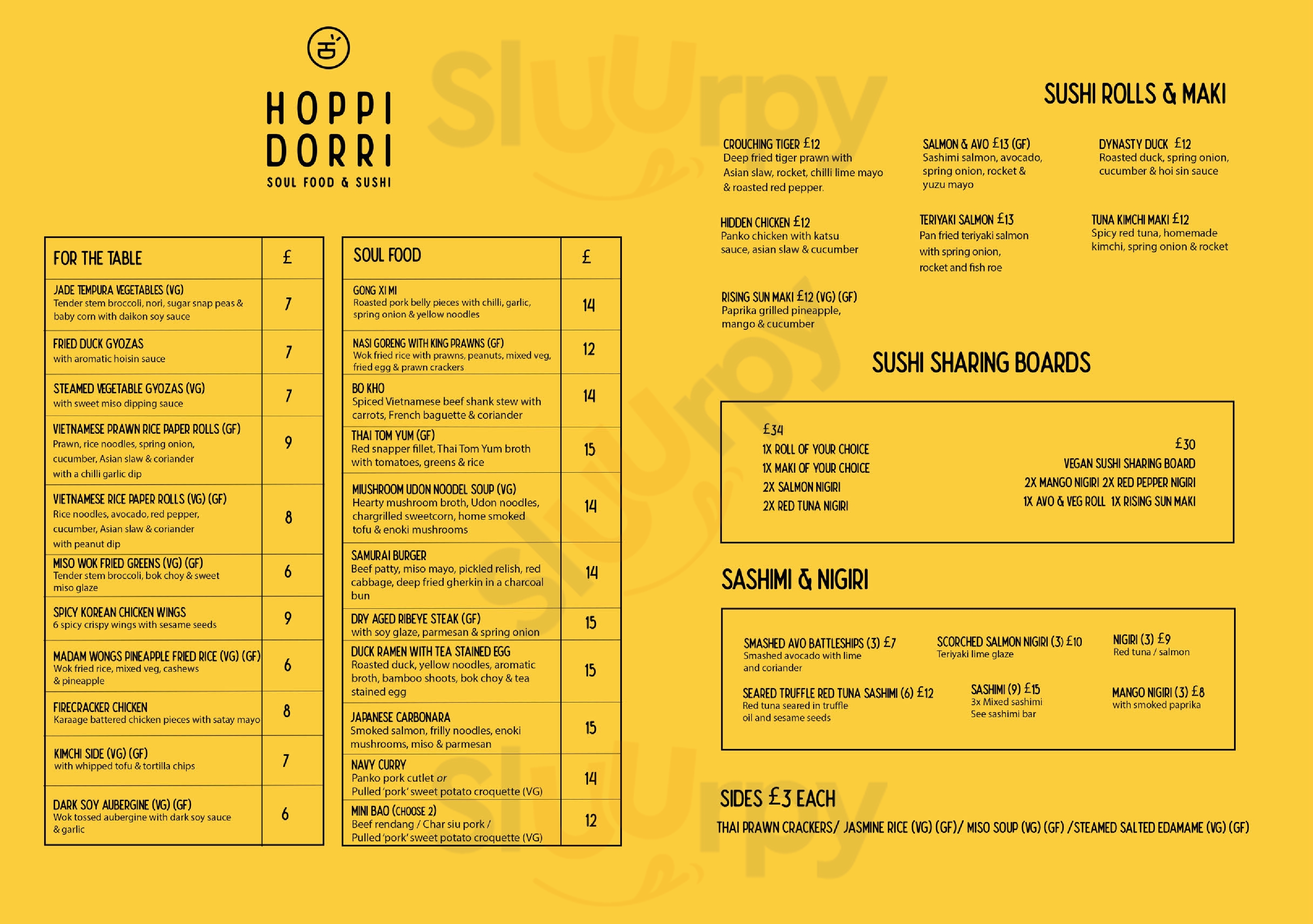 Hoppi Dorri Stamford Menu - 1