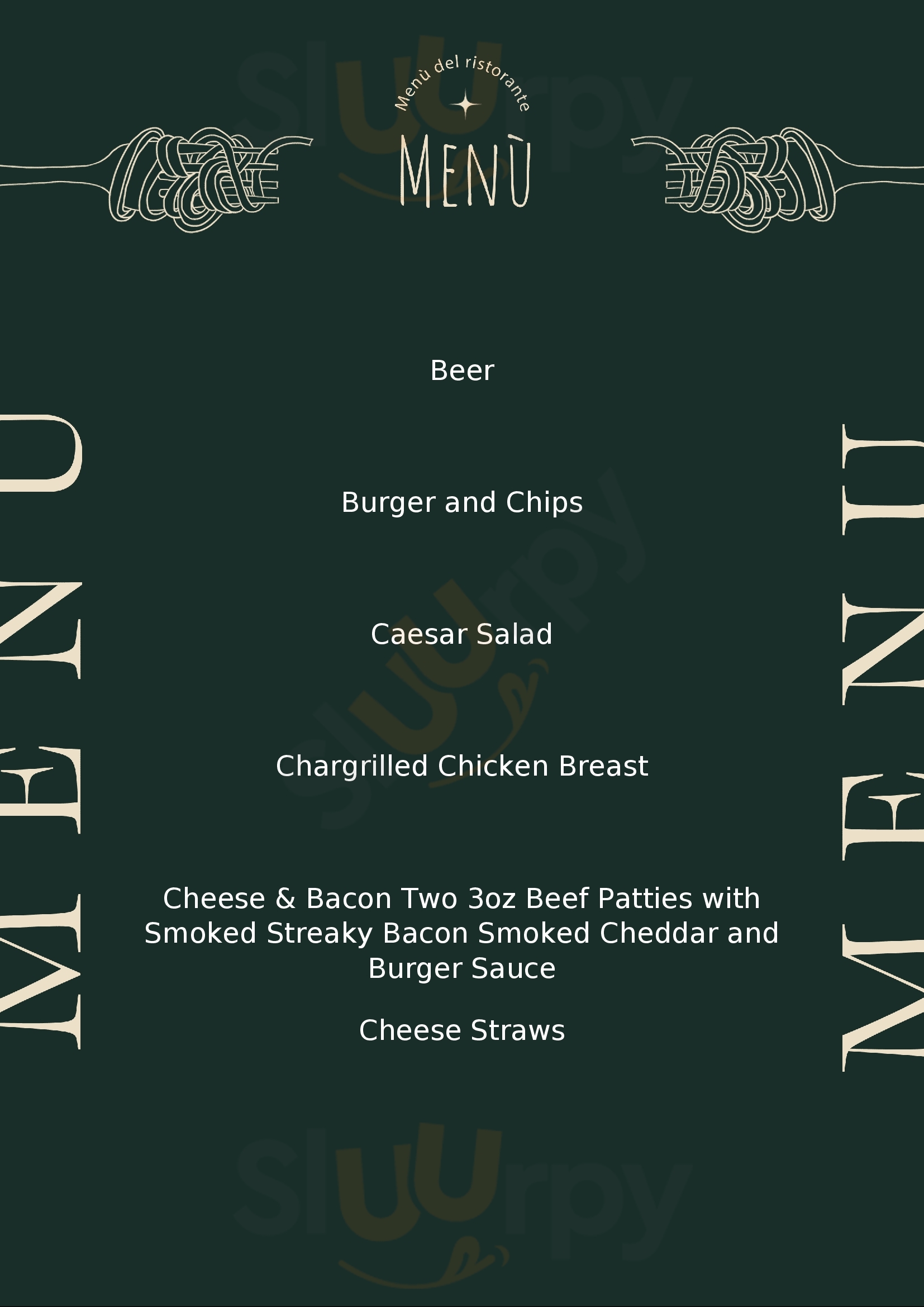 Nottingham Arms Tewkesbury Menu - 1