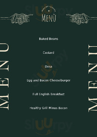 Hillside Cafe menu