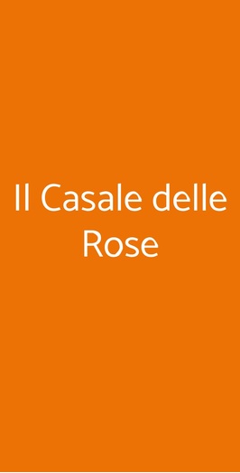 Il Casale Delle Rose, Fano