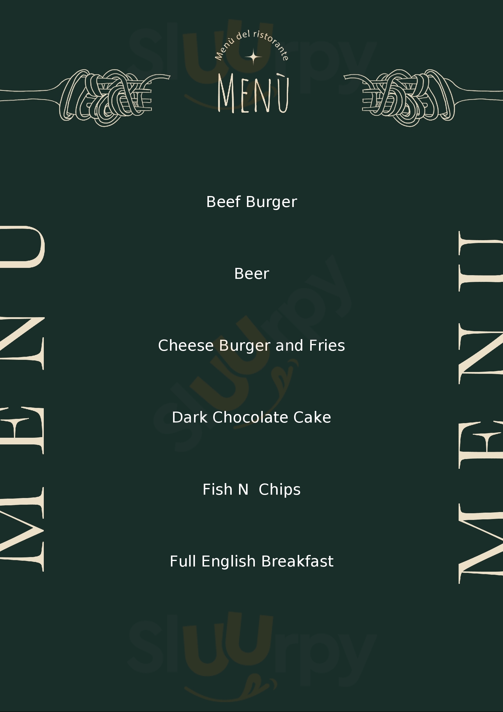 The Golden Lion Inn & Lakeside Restaurant Redruth Menu - 1