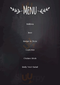 Aksular Restaurant menu