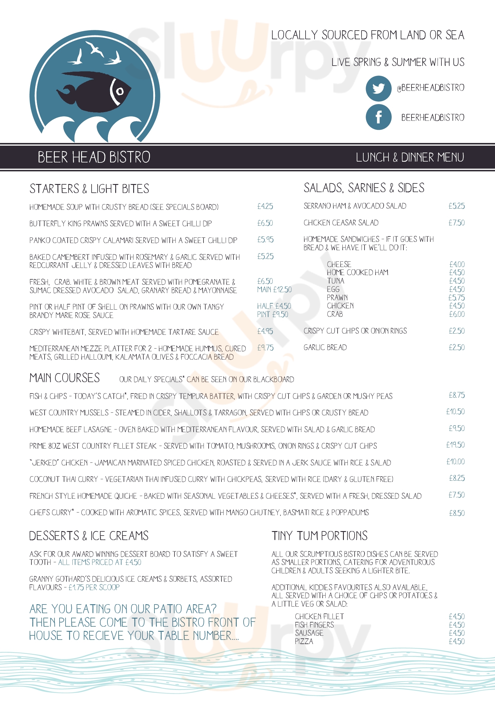 Beer Head Bistro Beer Menu - 1