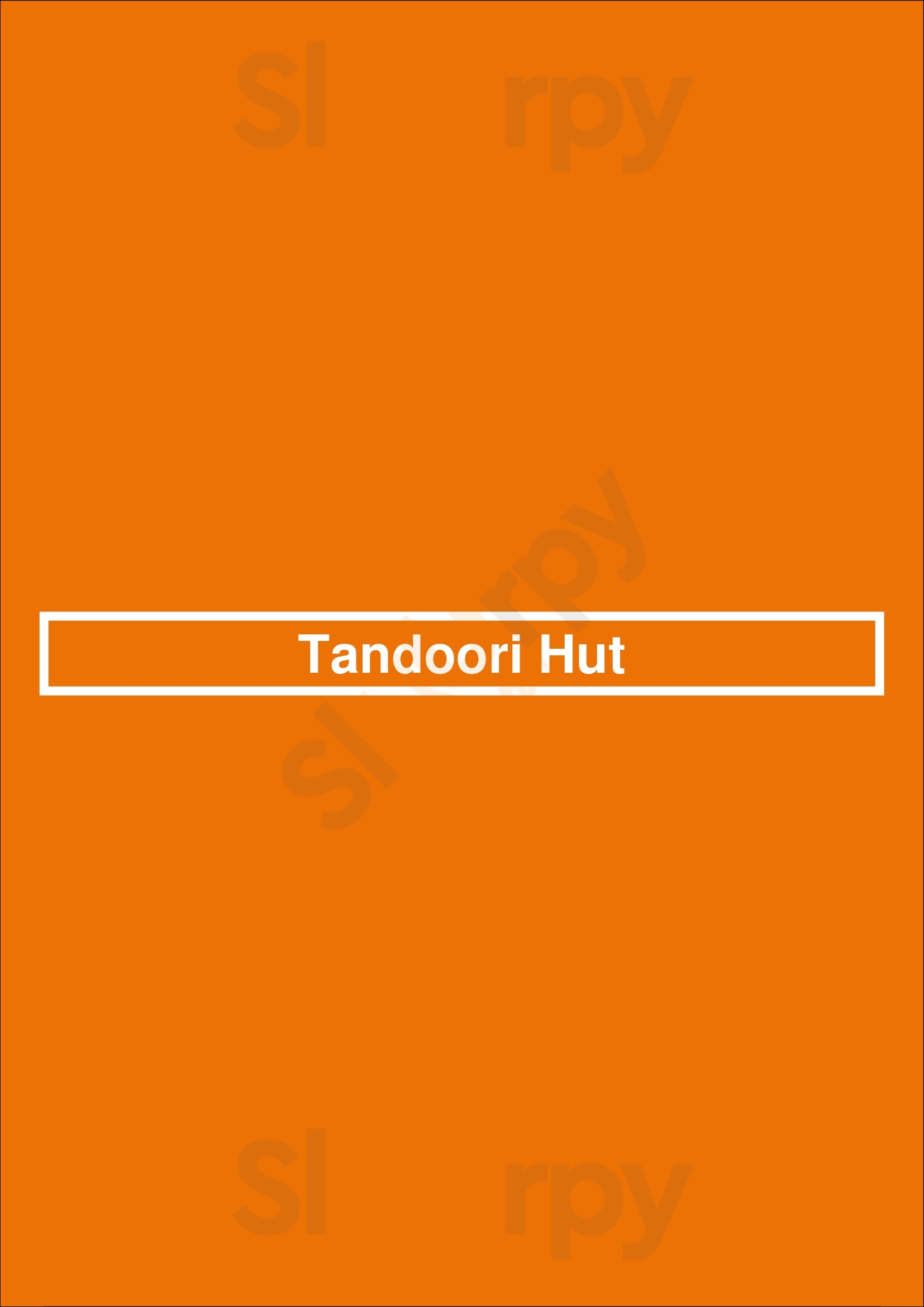 Tandoori Hut Ashington Menu - 1