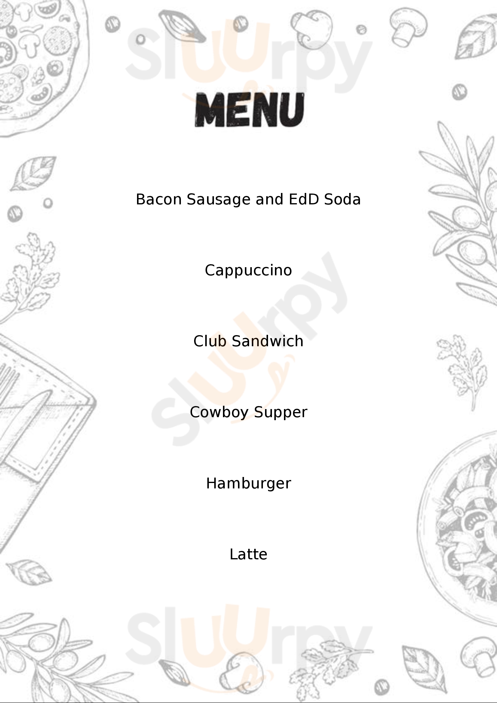 Cafe Eden Portadown Menu - 1