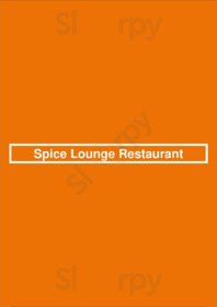 Spice Lounge Restaurant menu