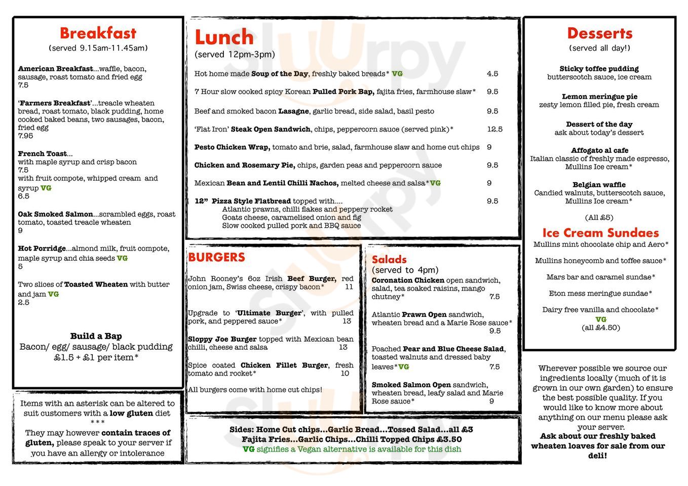 Mill Farm Deli Hillsborough Menu - 1