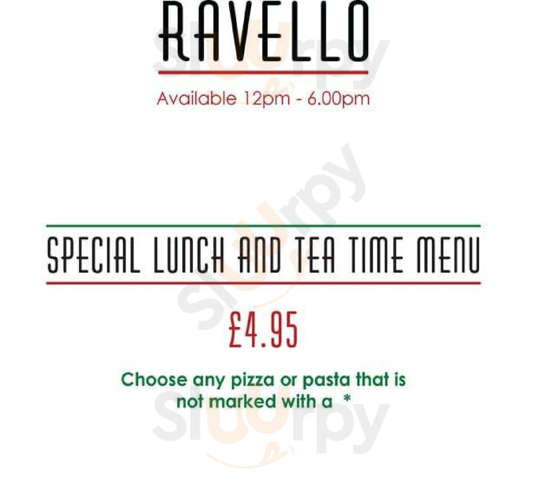 Ravello Ristorante Lanchester Menu - 1
