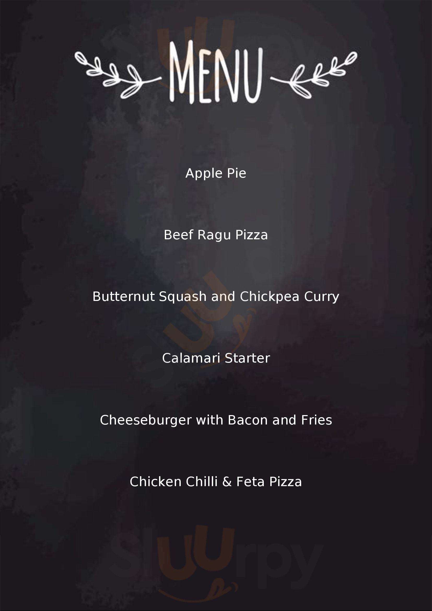 White Hart Godstone Menu - 1