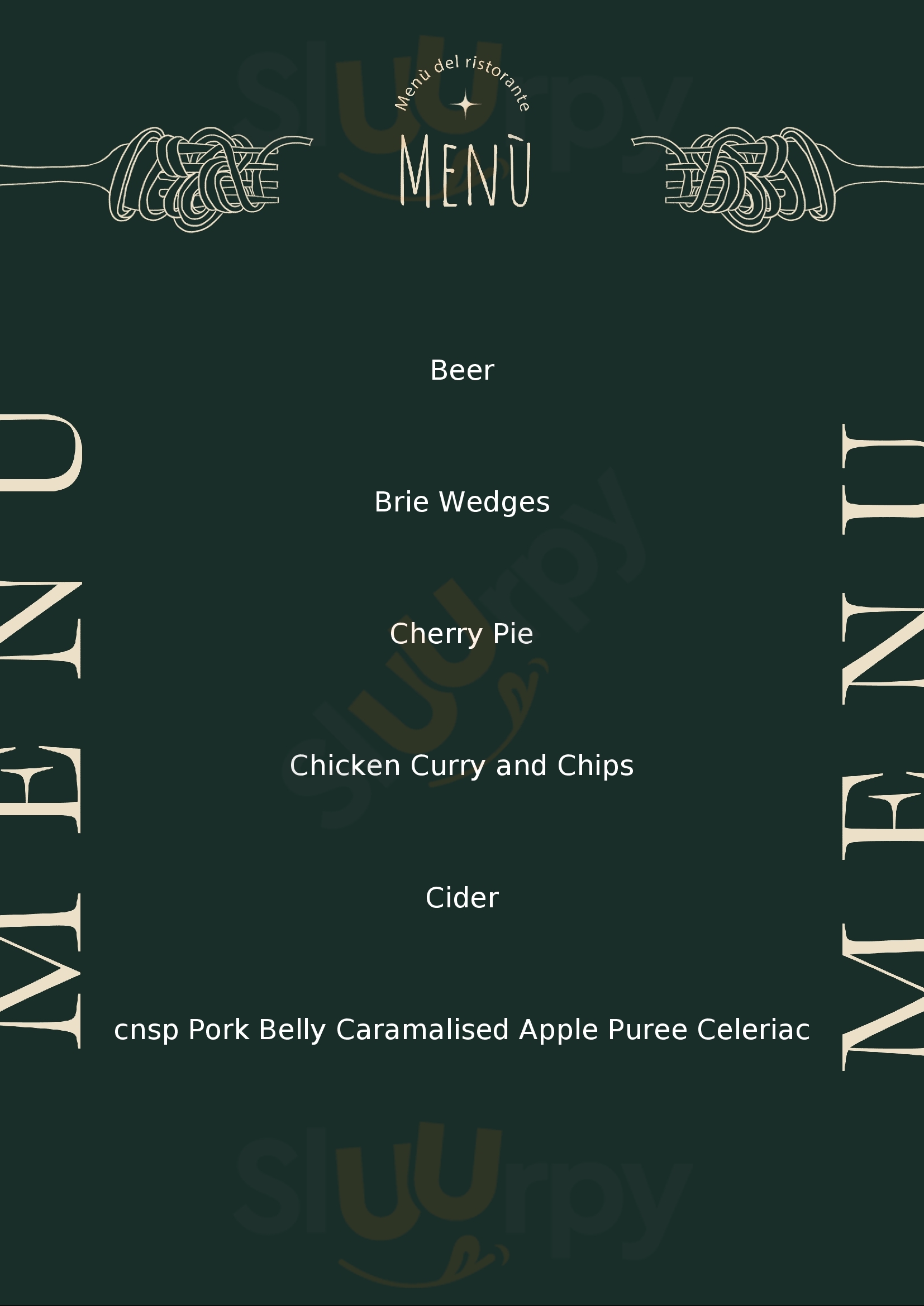 The Cross Inn Kilgetty Menu - 1